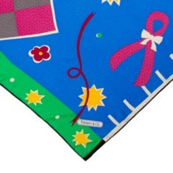 Tiffany & Co. Silk Scarf - Breast Cancer Item - Picture 6 of 6